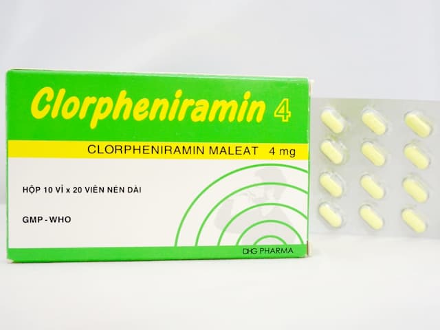 Thuốc trị chàm Chlorpheniramine