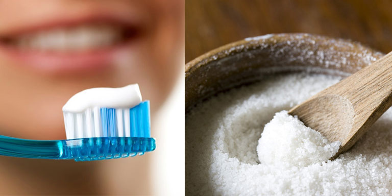 Kết hợp kem đánh răng và muối đem lại hiệu quả trị mụn đầu đen rất tốt