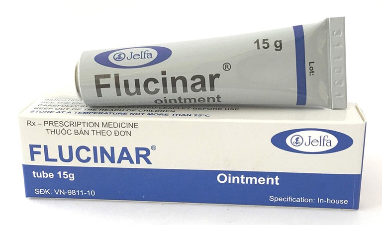 Nếu vùng da bị tổn thương có dấu hiệu nhiễm trùng nên dùng thuốc Flucinar