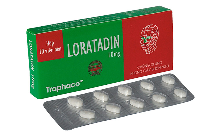 Thuốc dị ứng Loratadin được dùng nhiều trong điều trị ngứa