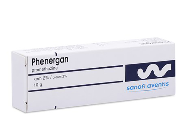 Phenergan cải thiện nhanh các triệu chứng ngoài da do kích ứng 