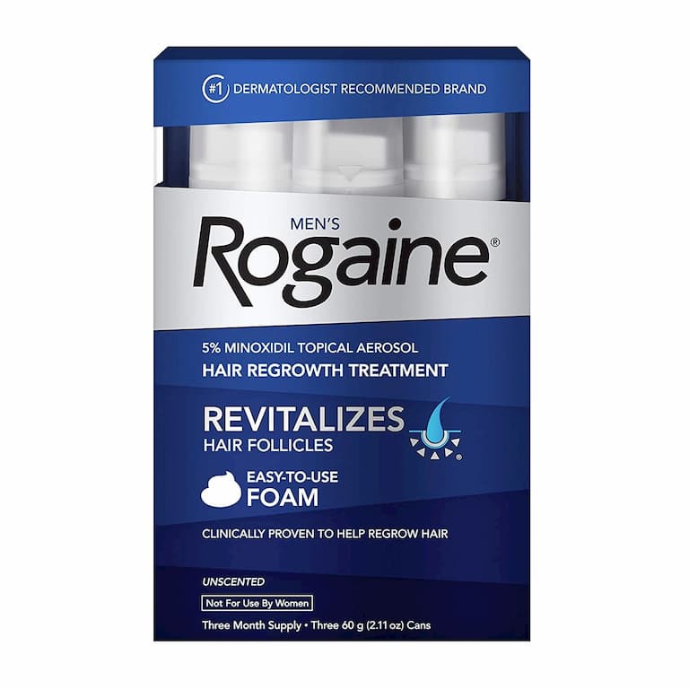 Rogaine 5 % Minoxidil cho hiệu quả cao