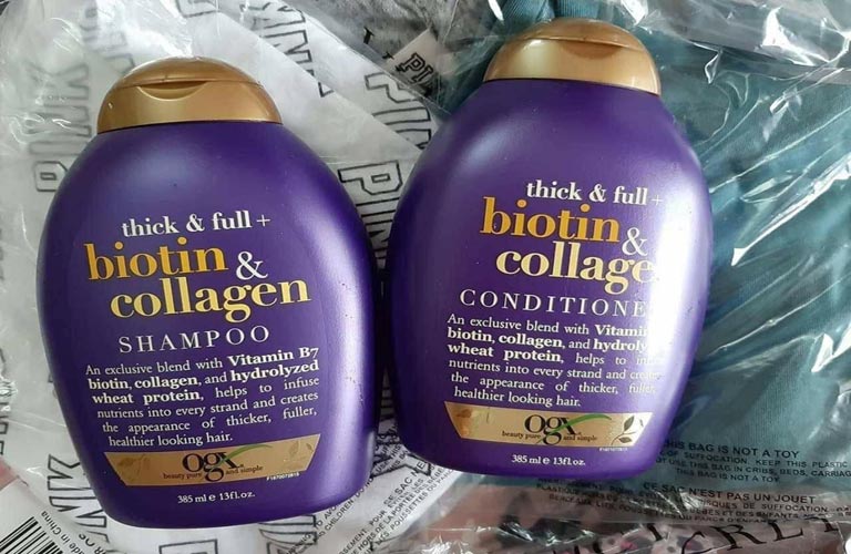 Khắc phục tóc khô yếu, gãy rụng hiệu quả với Biotin Collagen