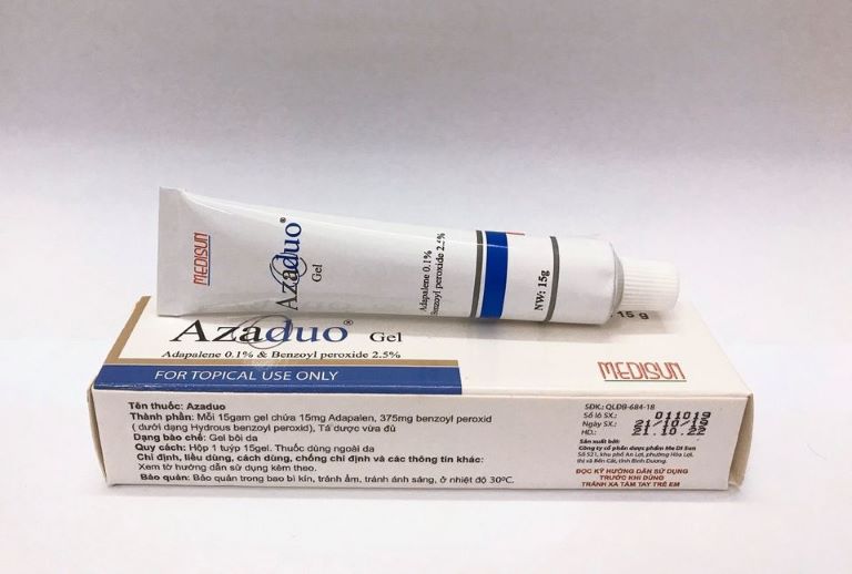 Có thể dùng Azaduo Gel để điều trị cả mụn viêm và không viêm