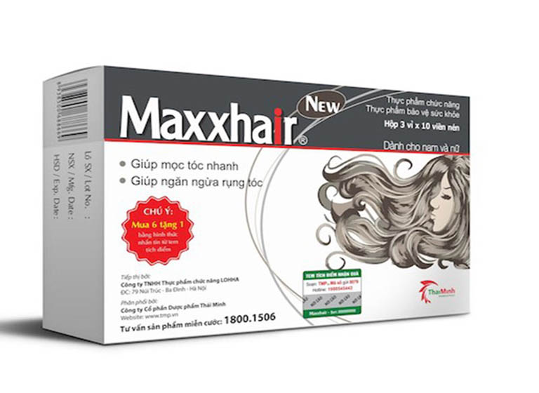 Viên uống chăm sóc tóc Maxxhair