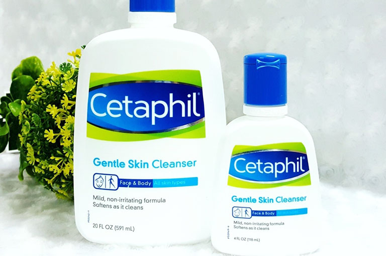 Sản phẩm Cetaphil chứa nhiều chất giúp làm sạch da