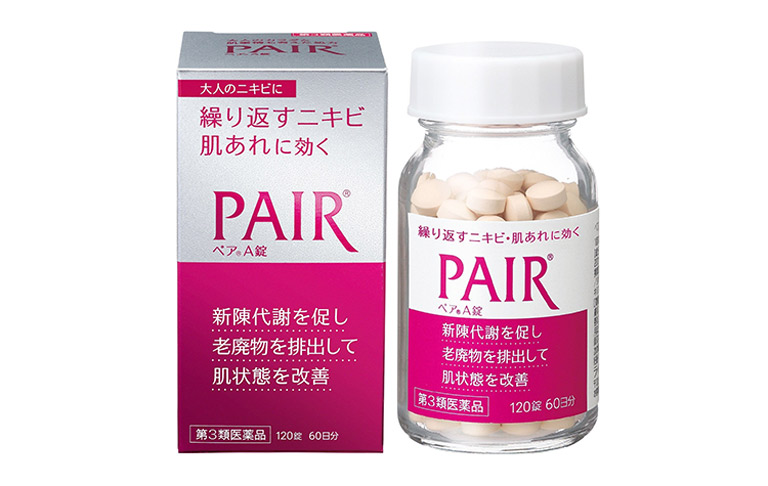 Viên uống Pair là một trong những sản phẩm hỗ trợ chữa mụn