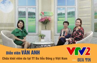 VTV đưa tin diễn viên Vân Anh chữa khỏi viêm da