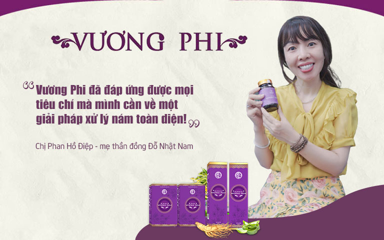 Vương Phi - giải pháp hỗ trợ điều trị nám, tàn nhang hiệu quả số 1 Việt Nam