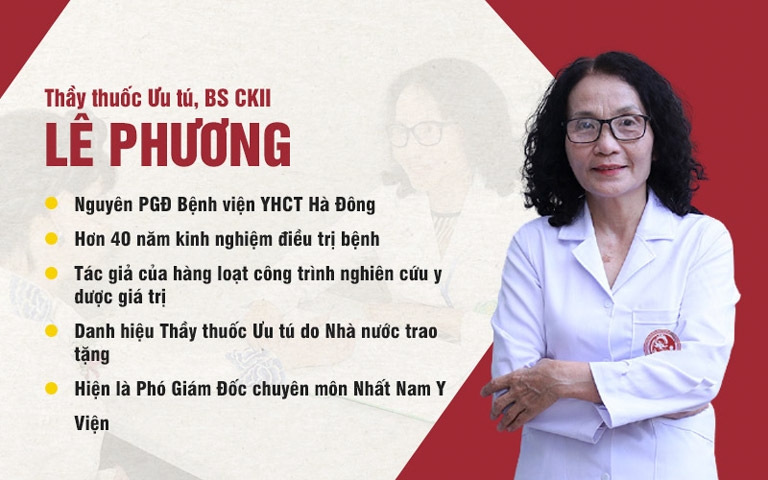 Bác sĩ Lê Phương đã có hơn 40 năm kinh nghiệm chữa bệnh da liễu