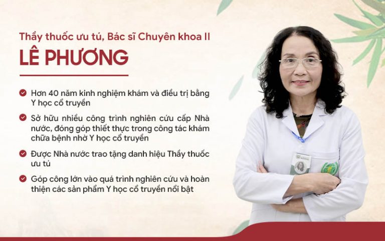 Bác sĩ Lê Phương - chuyên gia Da liễu y học cổ truyền hàng đầu