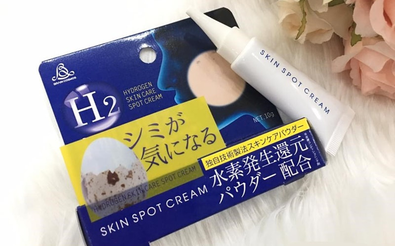 H2 Hydrogen Skin Spot Cream là “best seller” kem trị nám tàn nhang của Nhật 
