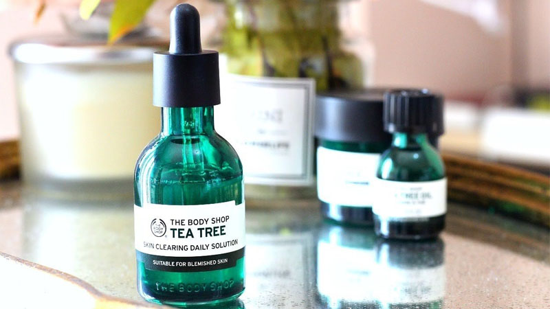 Tea Tree Oil The Body Shop trị mụn, kháng viêm mạnh mẽ