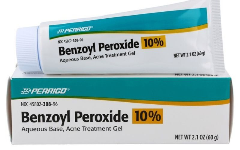 Thuốc trị mụn Benzoyl peroxide được dùng cho các tình trạng mụn bọc