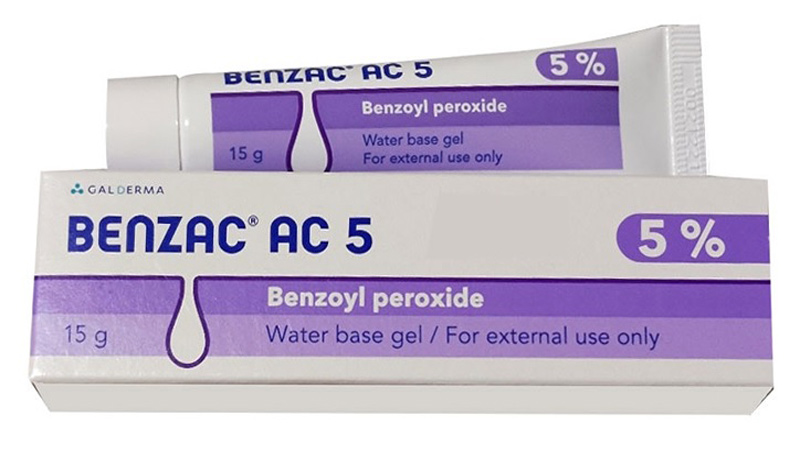 Benzoyl peroxide được sử dụng cho nhiều tình trạng mụn và vùng da