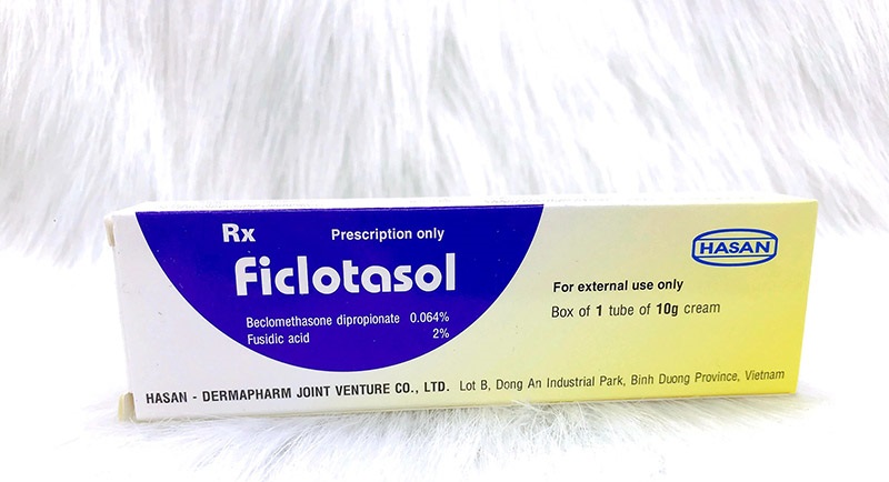Thuốc trị mụn nhọt dạng kem bôi Ficlotasol Hasan cũng là loại thuốc được ưa chuộng