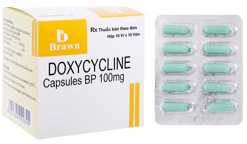 Doxycycline là kháng sinh nên cần cẩn trọng khi dùng