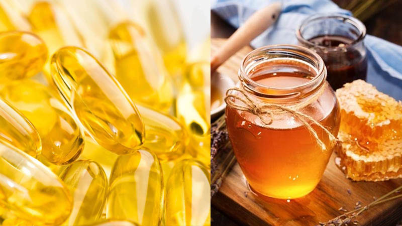 Dưỡng ẩm và giảm lão hóa nhờ mật ong cùng vitamin E