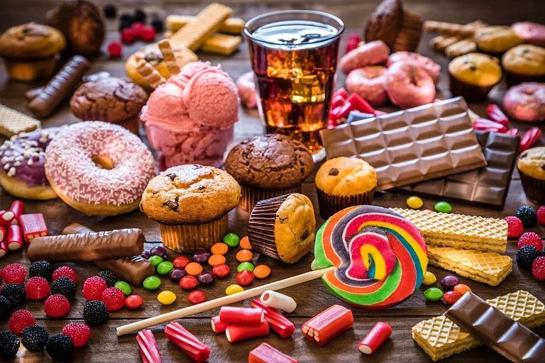 Người bị nóng gan nên hạn chế sử dụng thực phẩm ngọt, chứa nhiều đường