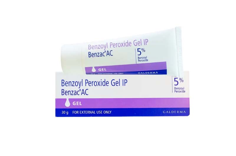Benzoyl peroxide có tác dụng trị mụn hiệu quả