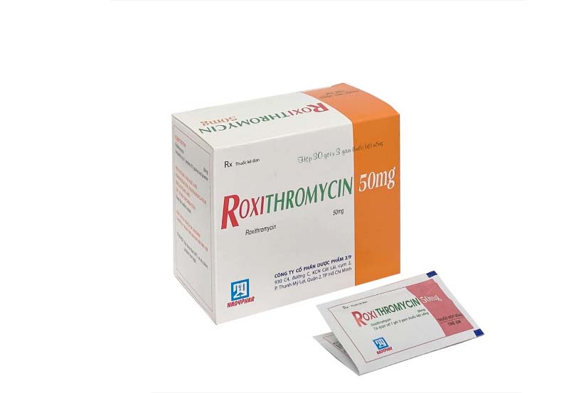 Roxithromycin là loại kháng sinh bán tổng hợp